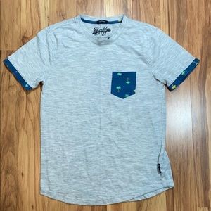 🔥🔥🔥Brooklyn Cloth Streaky Palm Tree Pocket Tee